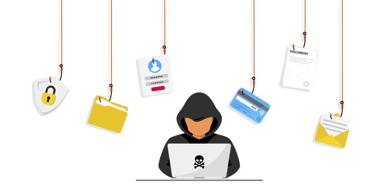 Illustration d'un hacker